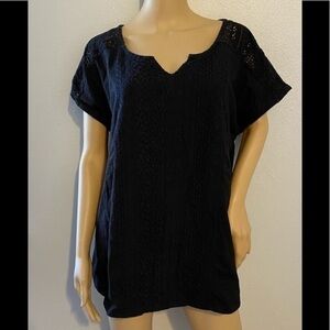 Faded glory size 2X black top